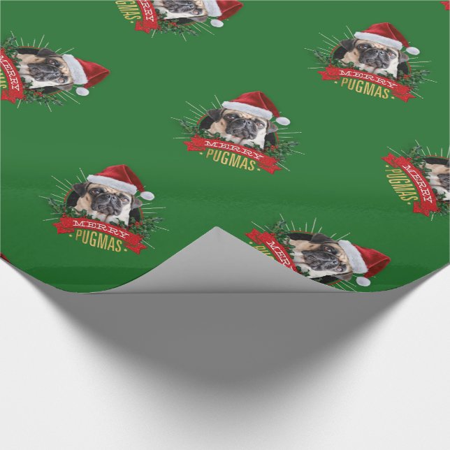 Pug Wrapping Paper (Corner)