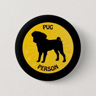Pug Xing 6 Cm Round Badge