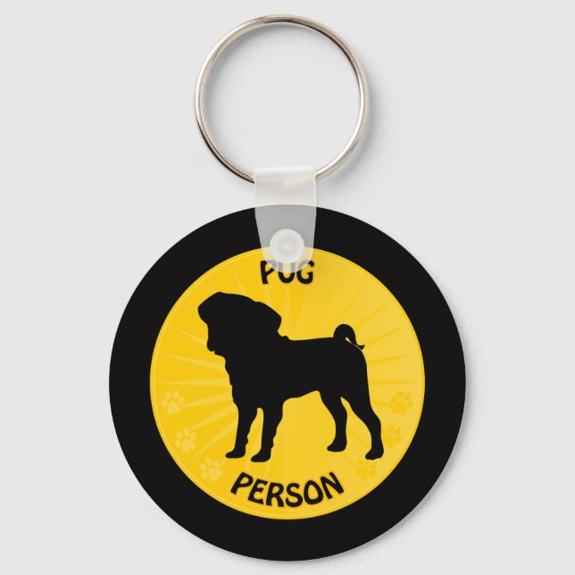 Pug Xing Key Ring (Front)