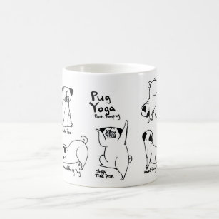 Pug Yoga Coffee Mug