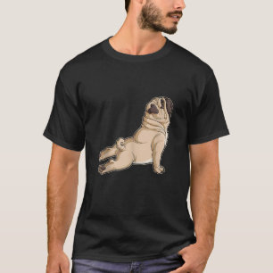 Pug Yoga Funny Men Women Namaste Spiritual Meditat T-Shirt