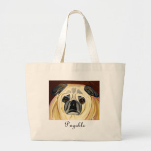 Pugable Large Tote Bag