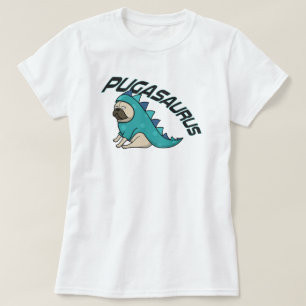 Pugasaurus Pug Dog T-Shirt