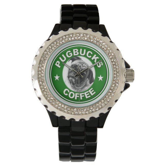 Pugbucks Coffee Watch (Front)