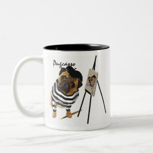 Pugcasso Mug