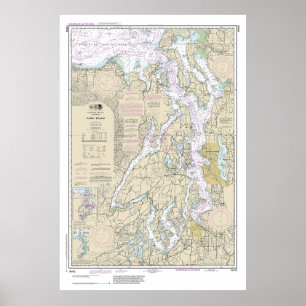 Puget Sound Nautical Chart 18440