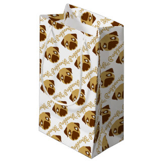 Puggerific Pug Pun Small Gift Bag