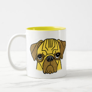 Puggie Wuggie Two-Tone Coffee Mug