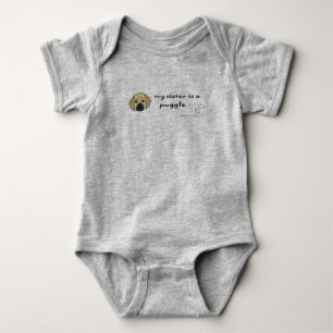 puggle baby bodysuit
