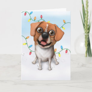 Puggle - Christmas Card