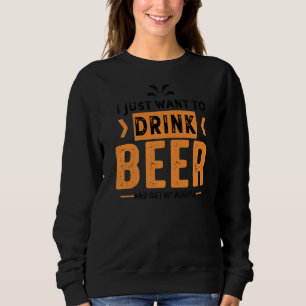 Puggle Dog Beer Dog Mum Sweatshirt