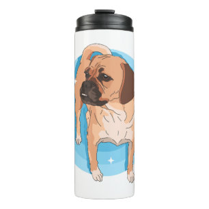 Puggle Dog Owner Puggles Lover Thermal Tumbler