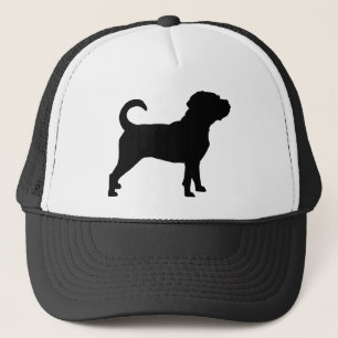 Puggle Dog Silhouette Trucker Hat