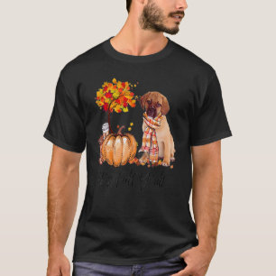 Puggle It's Fall Y'all Pumpkin Tree Coffee Chocola T-Shirt