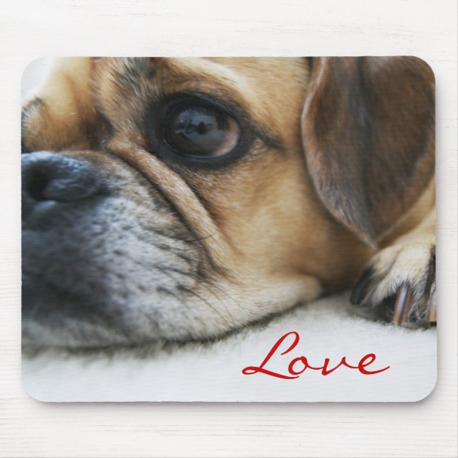 Puggle Love Mousepad (Front)