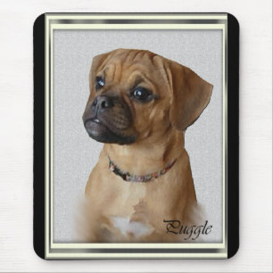 Puggle Lovers Gifts Mouse Pad
