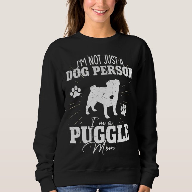 Puggle Mom Dog  for Women Dog Mom  Mothers Day Sweatshirt (Front)