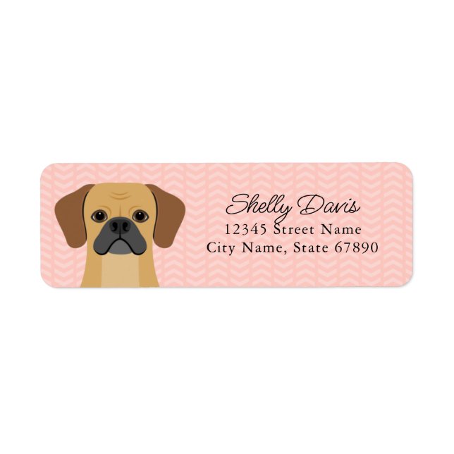 Puggle Return Address Labels (Front)