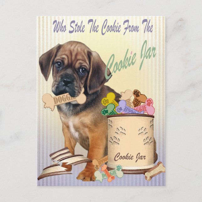 Puggle Stole Cookie From Cookie Jar Cards (Front)