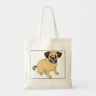 Puggle tote bag