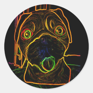 Puggo Classic Round Sticker