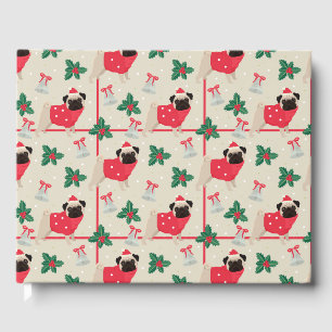 Puggy Christmas Guest Book