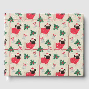 Puggy Christmas Guest Book