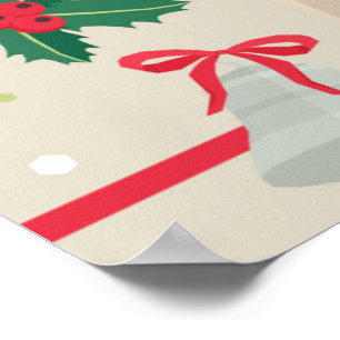 Puggy Christmas Poster