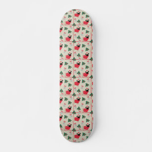 Puggy Christmas Skateboard