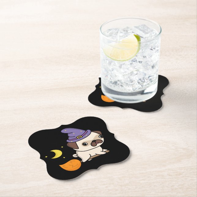 Puggy Witch Coasters #2 (Insitu)