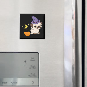Puggy Witch Magnet