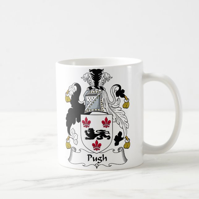 Pugh Family Crest Coffee Mug (Right)