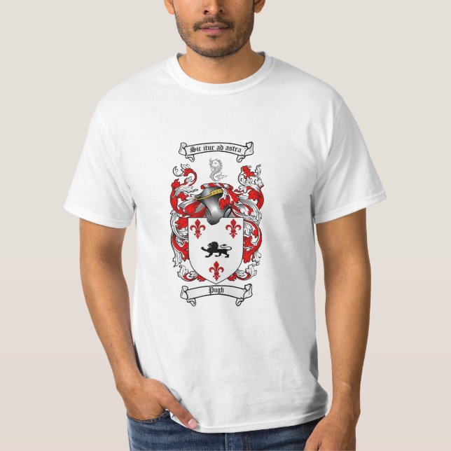 Pugh Family Crest - Pugh Coat of Arms T-Shirt (Front)