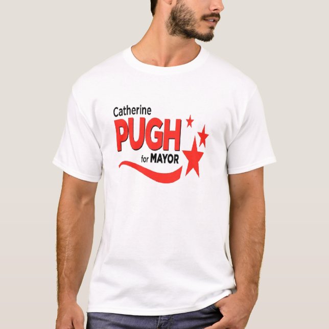 Pugh for Mayor T-Shirt (Front)