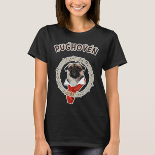 Pughoven dog love music funny Classic T-Shirt 165