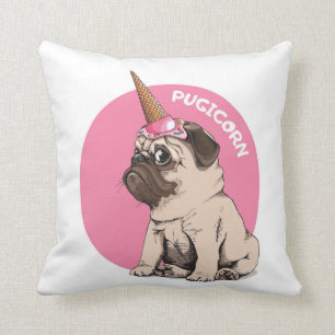 Pugicorn Cushion