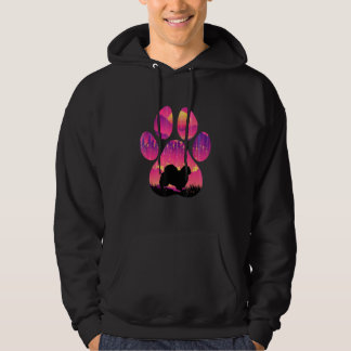 Puginese Paw Mom Dad Dog Women Men Hoodie