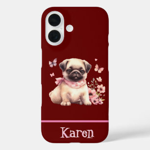 Puglet iPhone 16 Case