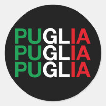 PUGLIA Italian Flag