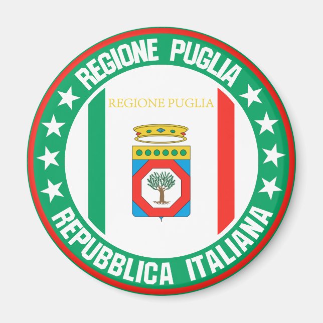Puglia                                             magnet (Front)
