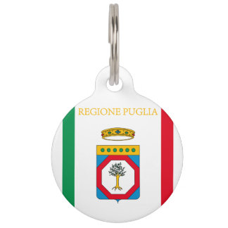 Puglia (Region of Italy) flag Pet Tag