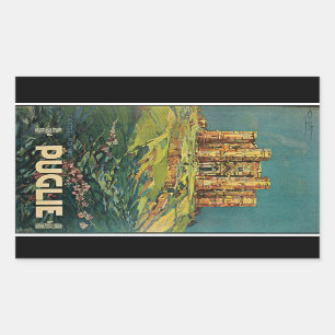 Puglie (Puglia) Rectangular Sticker