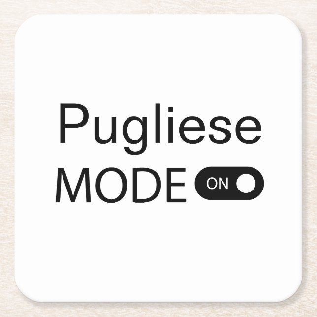 Pugliese mode on funny Tanguero Tango Dancer Square Paper Coaster (Front)