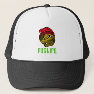 Puglife reality-pugs rule trucker hat