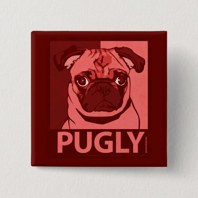 Pugly Button (Front)