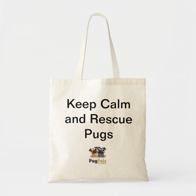 PugPals, Inc. Budget Tote Bag (Front)
