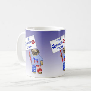 Pugs Against Trump Coffee Mug