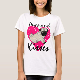 Pugs And Kisses Ladies Shirt