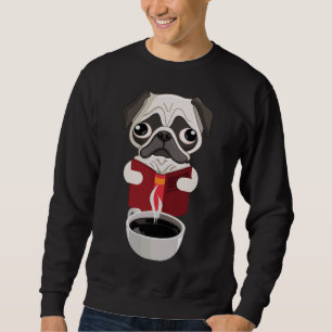 Pugs, Books and Coffee  Classic T-Shirt 694 Sweatshirt