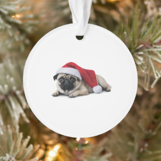 Pug's First Christmas Ornament